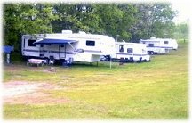 Michigan campgrounds for the Michigan International Speedway.